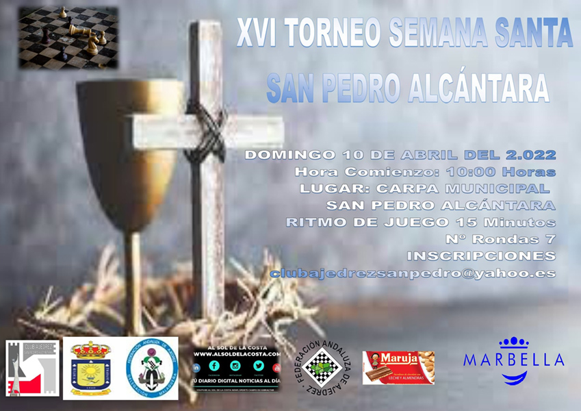 XVI Torneo de ajedrez Semana Santa San Pedro Alcántara