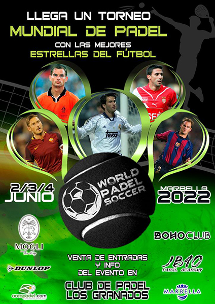 Mañana cambian el balón por la pala para competir en el World Pádel Soccer