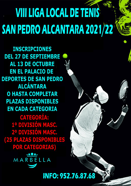 VIII edición de la Liga Local de Tenis San Pedro Alcántara