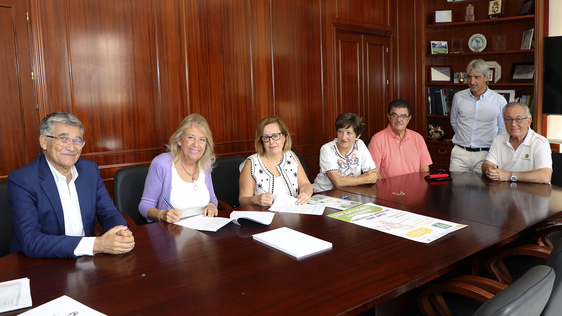 Renovados los convenios municipales con las asociaciones Sampedreña y AFISAMP