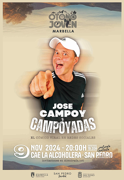 Llega al CAE La Alcoholera de San Pedro Alcántara el humor de José Campoy