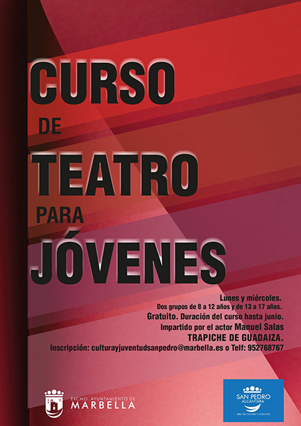 Curso de teatro gratuito para jóvenes en San Pedro Alcántara