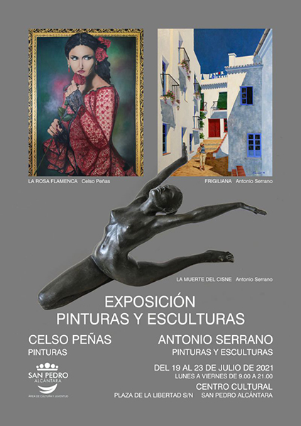 Exposición de pintura y escultura de Celso Peñas y Antonio Serrano