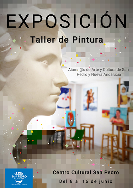 Exposición de fin de curso de los alumnos del Taller de Pintura de Arte y Cultura