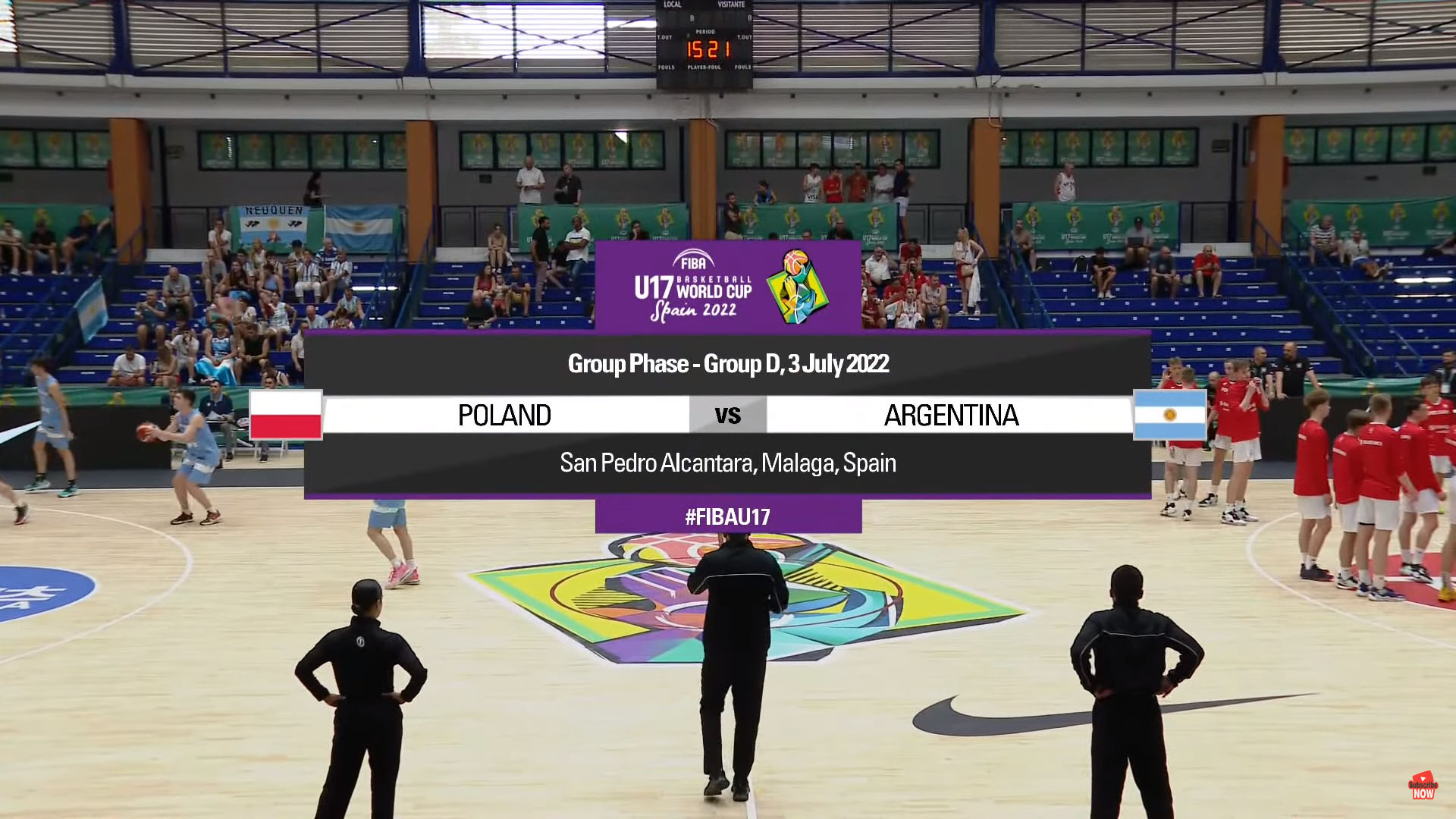 Copa del Mundo Sub-17 de Baloncesto FIBA ​​2022: Polonia Vs Argentina