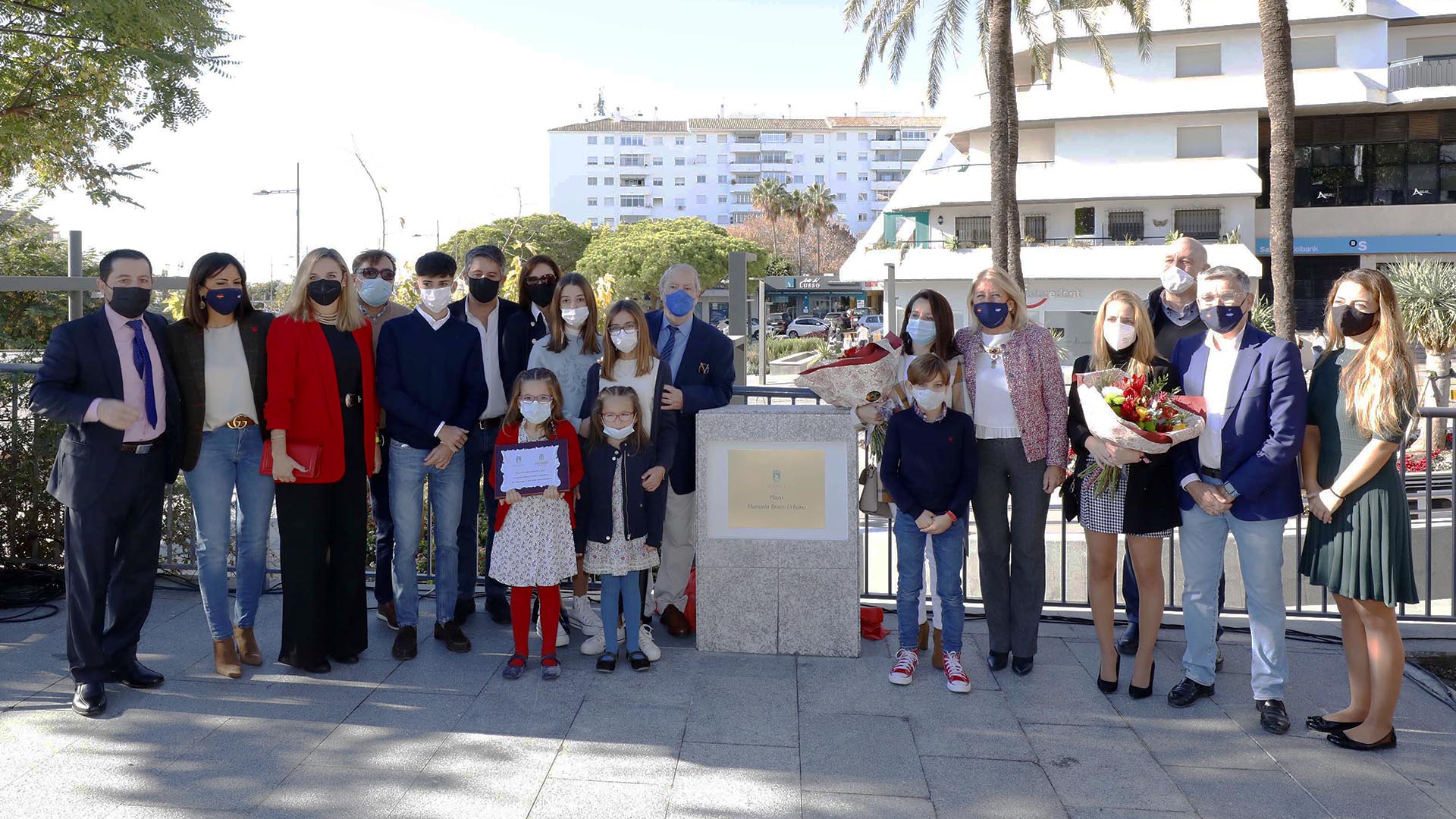 Inaugurado el parque Manuela Braos por su trayectoria y compromiso social