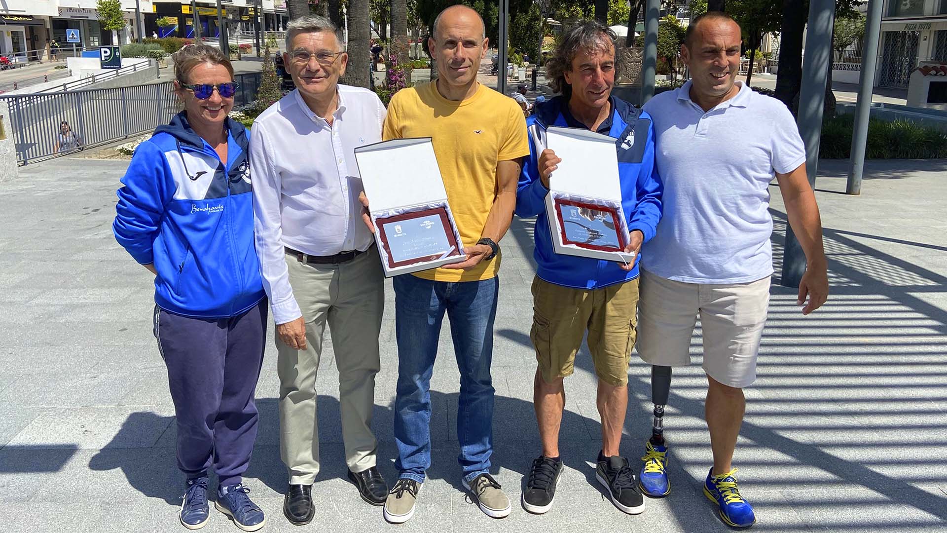 Reconocimiento a los deportistas sampedreños Iñaki Armendia y Juan Pedro Medina por sus últimos éxitos